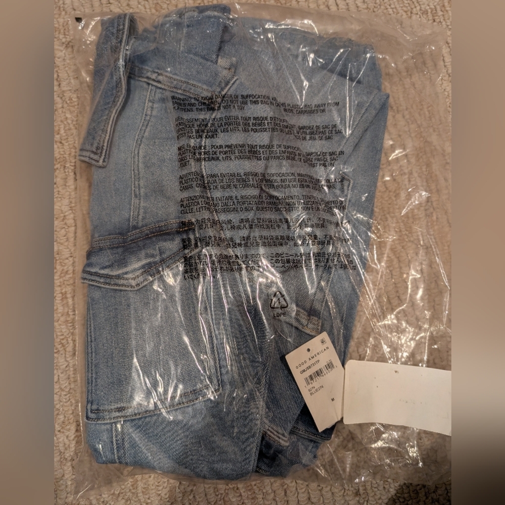 Good American Women's Denim Jumpsuit, Bootcut, Size M, NWT - Picture 6 of 7